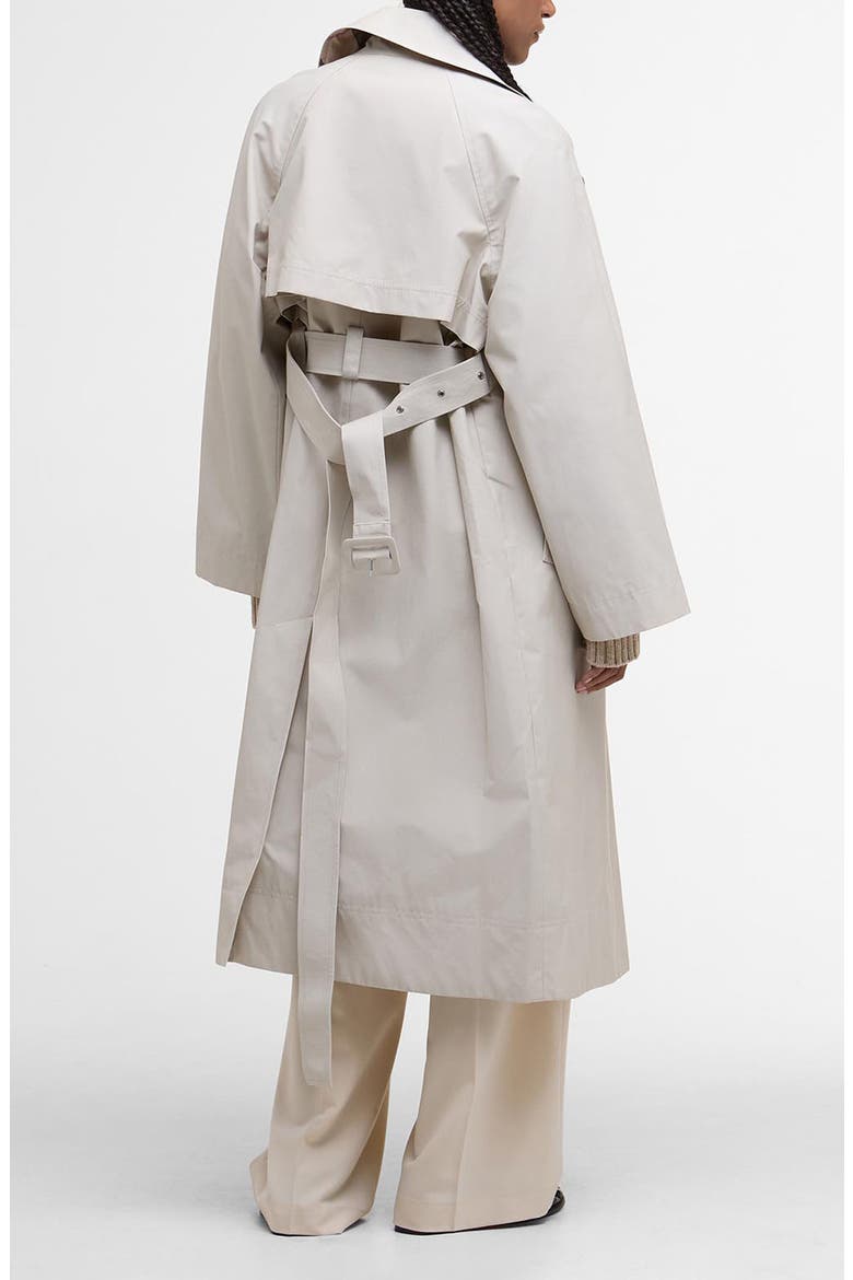 Robyn Water Resistant Trench Coat, Alternate, color, MIST/ HESSIAN TARTAN