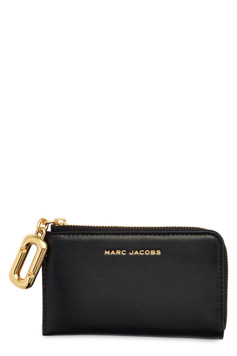 The Top Zip Multi Wallet, Main, color, BLACK