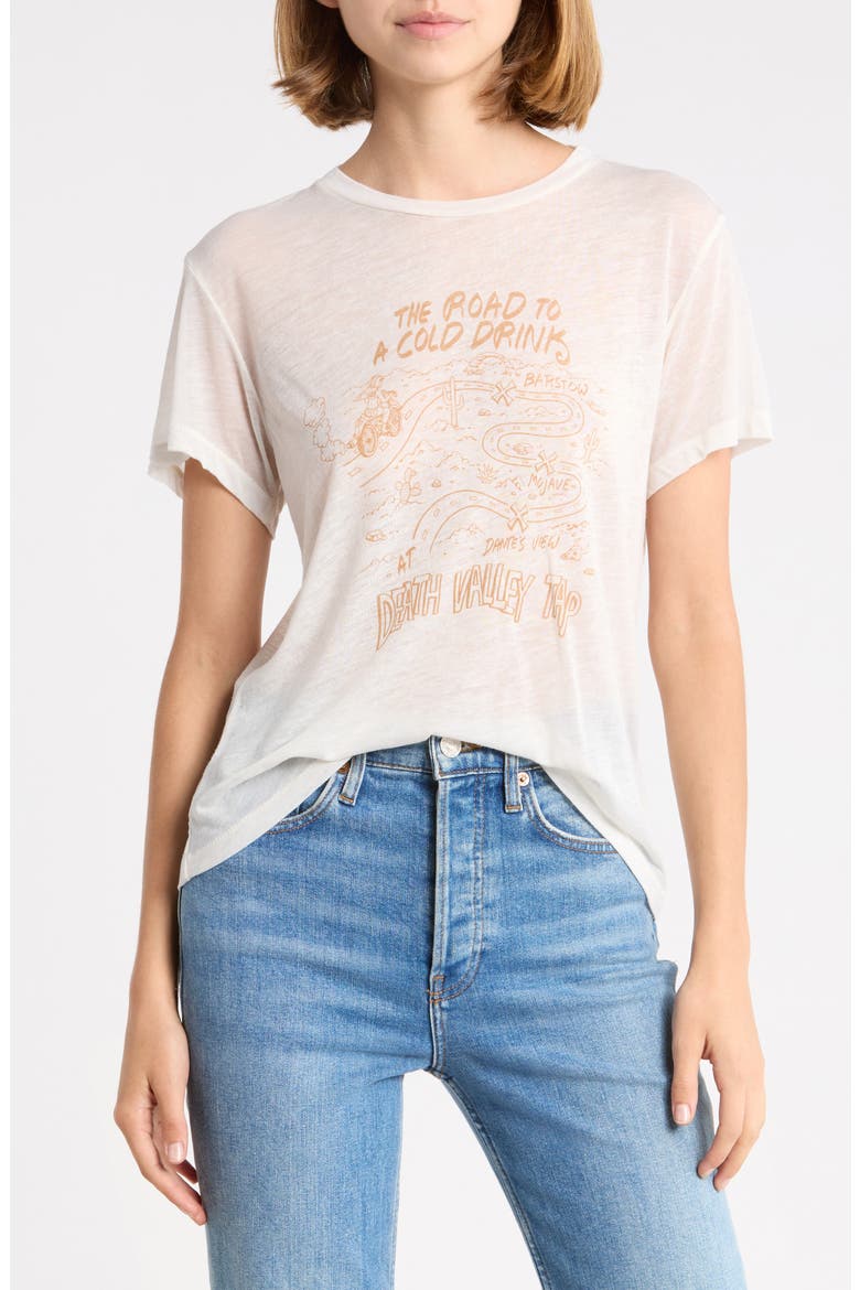 Death Valley Tap Graphic Tee, Main, color, VINTAGEWHITE