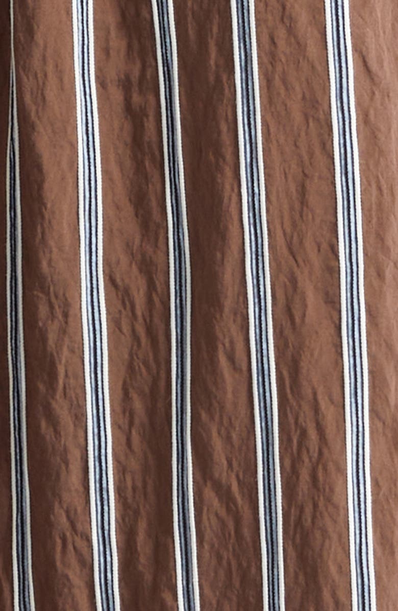 Veronica Beard Azriel Long Sleeve Shirtdress, Alternate, color, Dark Mocha