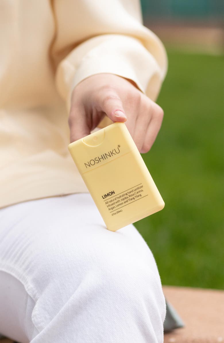 NOSHINKU Refillable Limon Hydrating Hand Sanitizer Spray, Alternate, color, Limon