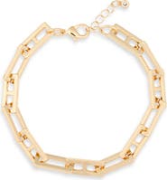 Leith Rectangle Link Anklet