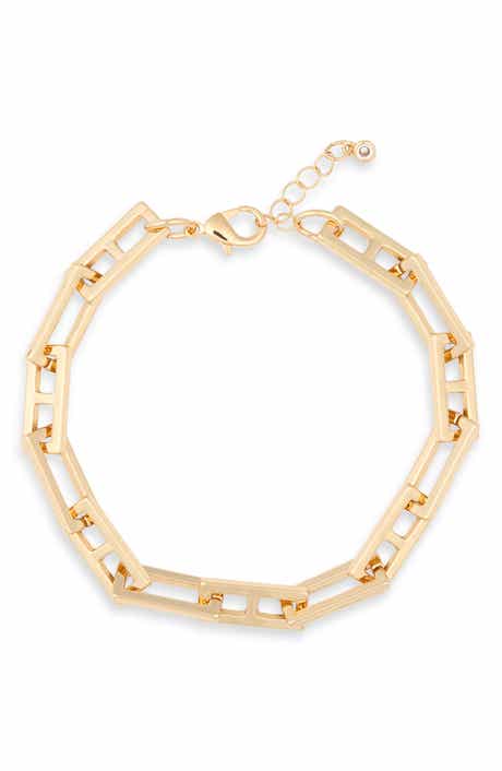 Rectangle Link Anklet