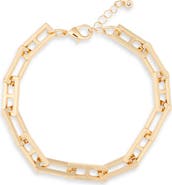 Leith Rectangle Link Anklet
