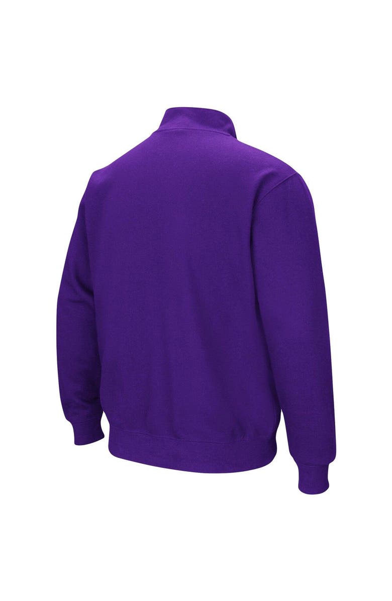 COLOSSEUM Men's Colosseum Purple LSU Tigers Big & Tall Tortugas Quarter-Zip Jacket, Alternate, color, Purple