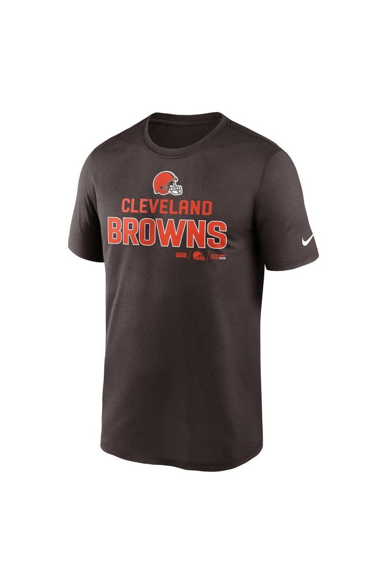 Nike Men's Nike Brown Cleveland Browns Legend Community Performance T-Shirt, Alternate, color, Brown