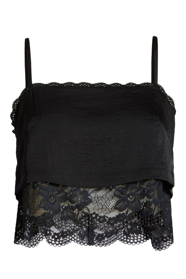 Dreamlover Crop Camisole, Alternate, color, CAVIAR