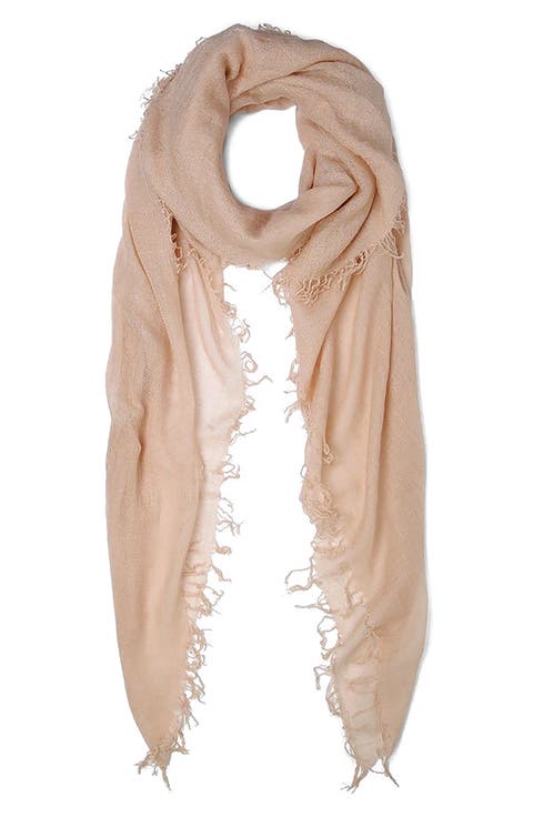 Fringe Cashmere & Silk Scarf
