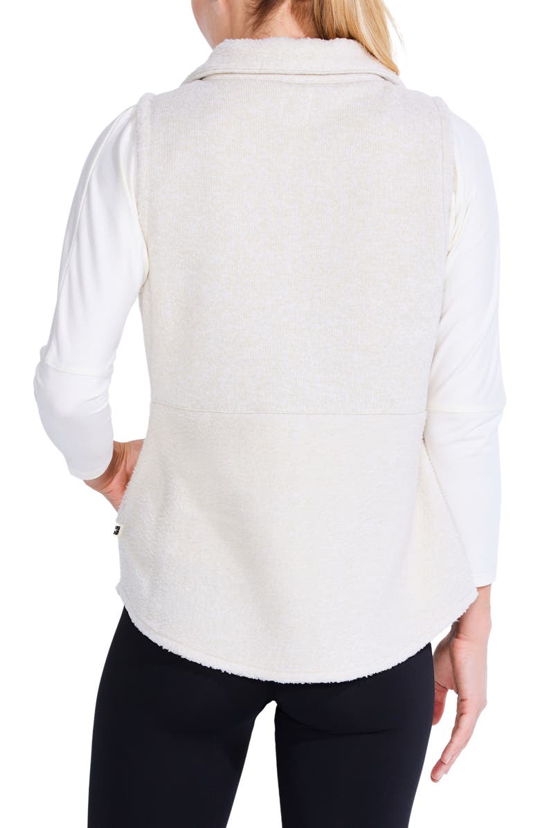 NZ ACTIVE by NIC+ZOE Fleece Knit Vest, Alternate, color, 