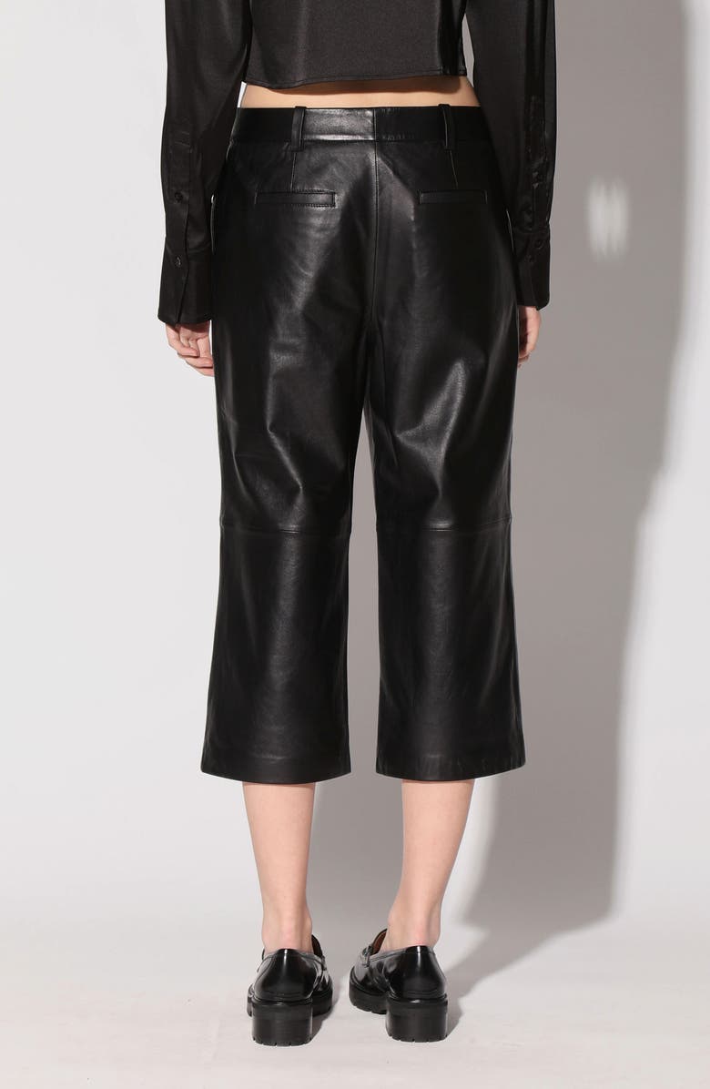 Walter Baker Cooper Crop Leather Pants, Alternate, color, 