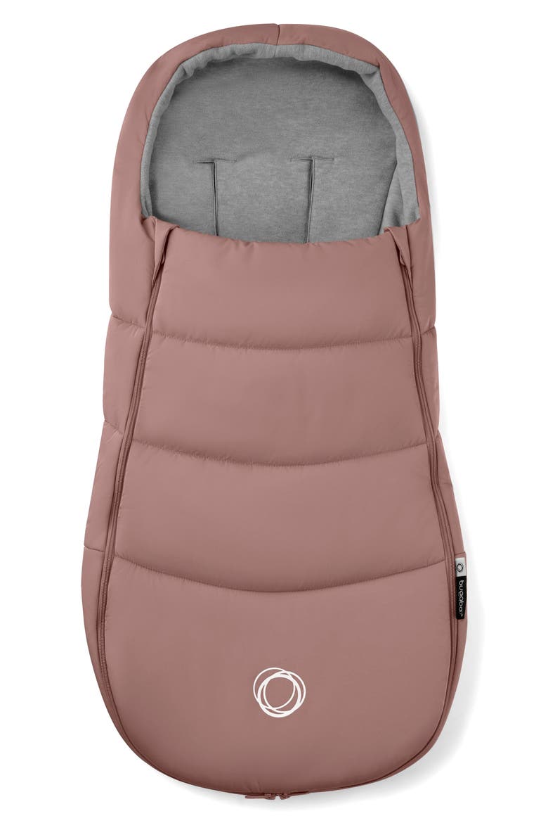 Water Repellent Stroller Footmuff, Alternate, color, DUSTY PINK