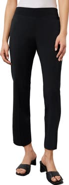 Ming Wang Pull-On Straight Leg Ankle Pants