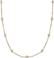 ALLUREZ Lab Diamonds By The Yard Station Necklace 14k