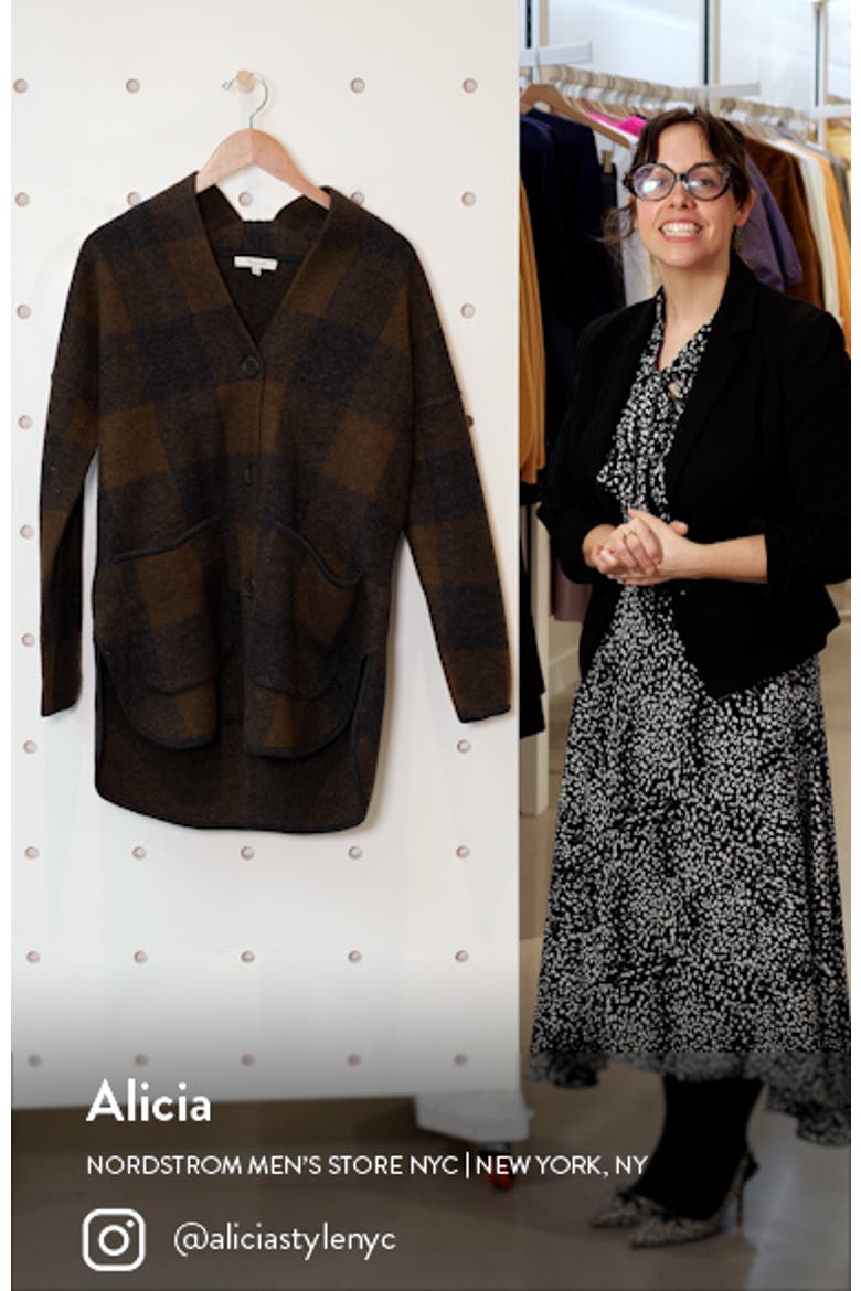 Buffalo Check Sweater Coat video