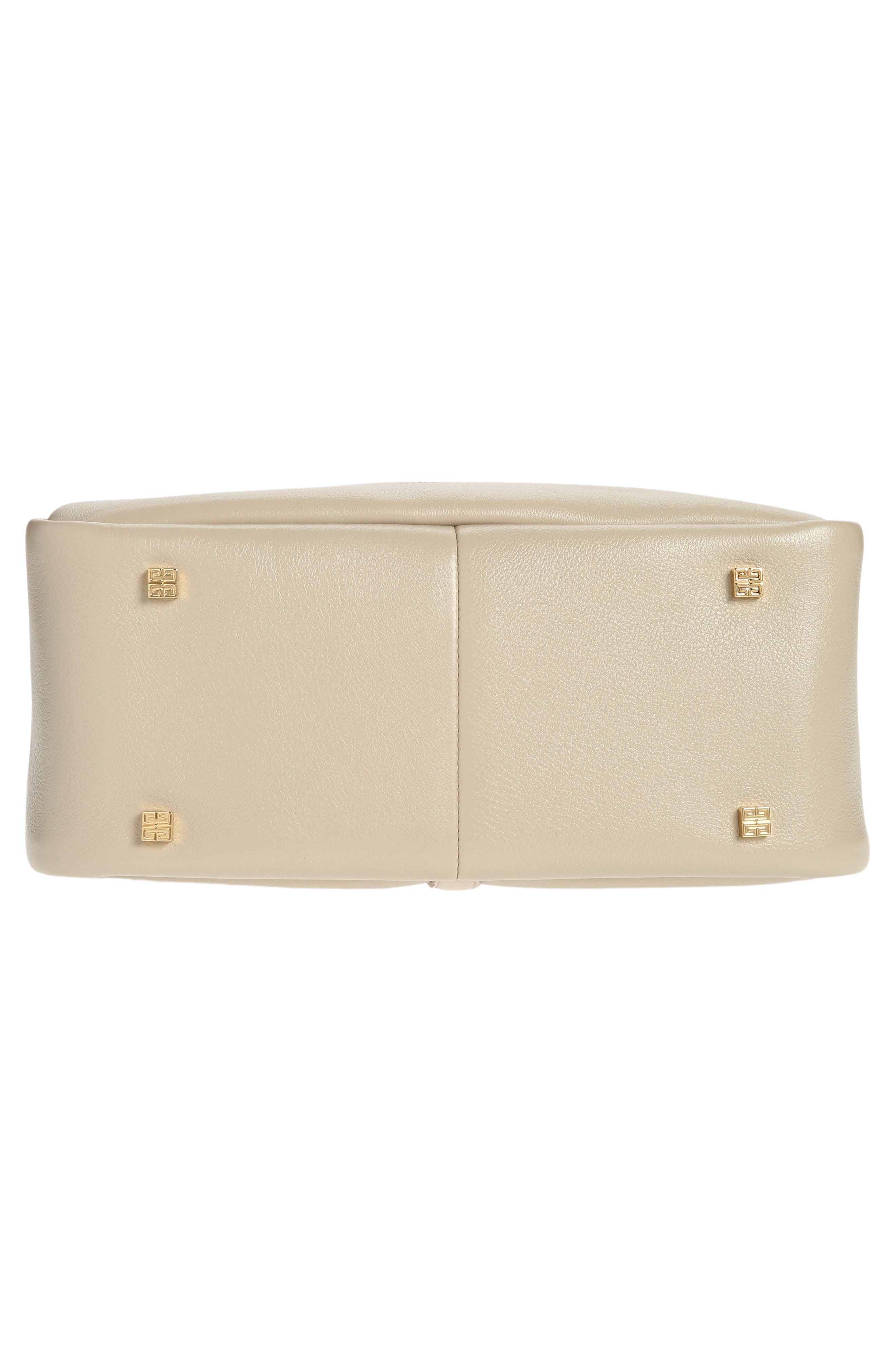 Medium G-Lock Leather Hobo Bag, Alternate, color, NATURAL BEIGE