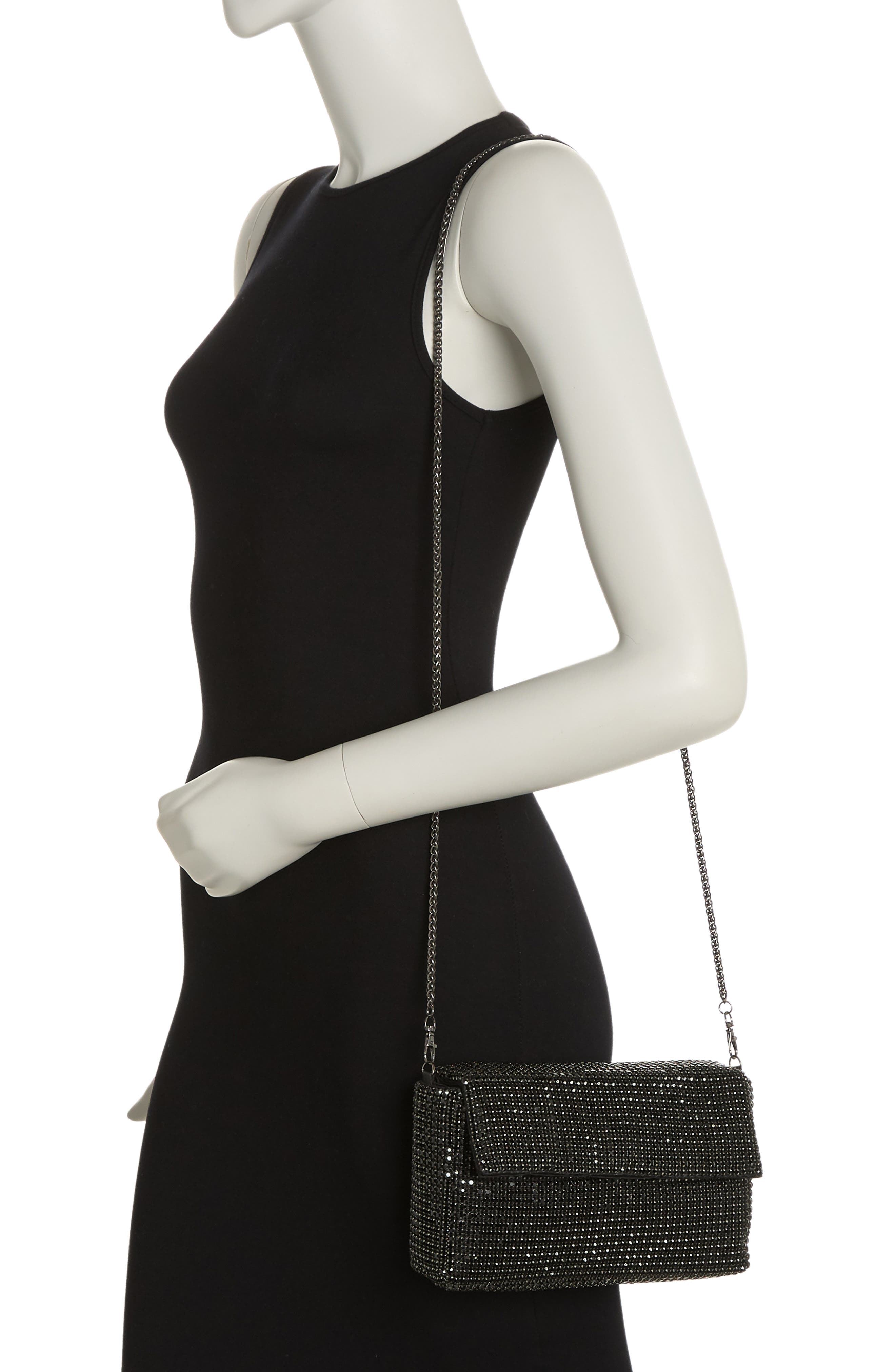 URBAN EXPRESSIONS HANDBAGS Rhinestone Mini Crossbody Bag, Alternate, color, 