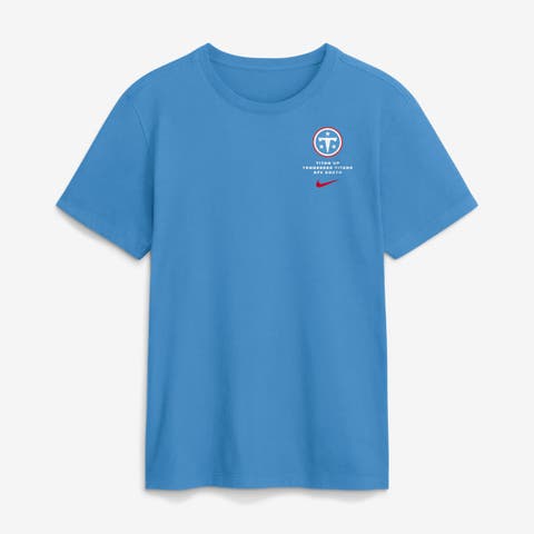 Men's Nike Light Blue Tennessee Titans First Down Machine T-Shirt