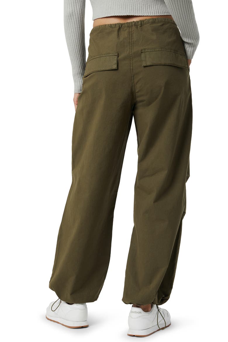 Hill Toggle Waist Wide Leg Cargo Pants, Alternate, color, KHAKI MOVE