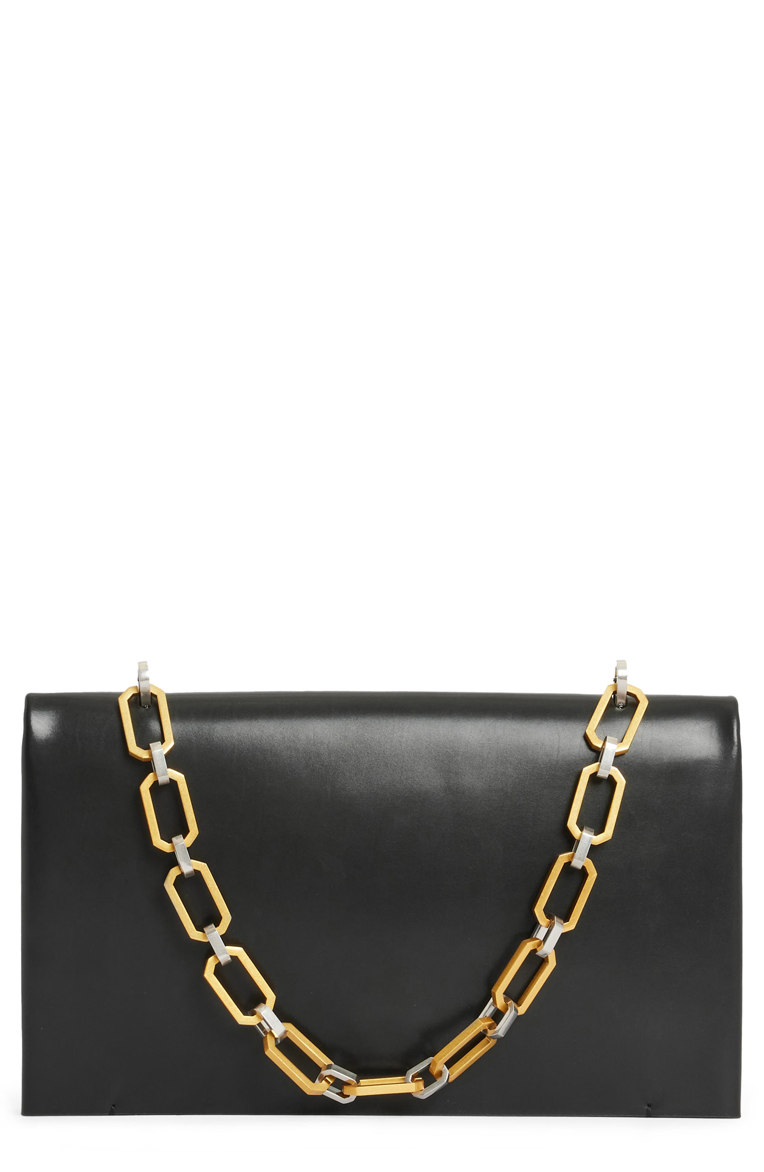 AllSaints Akira Convertible Clutch, Main, color, 