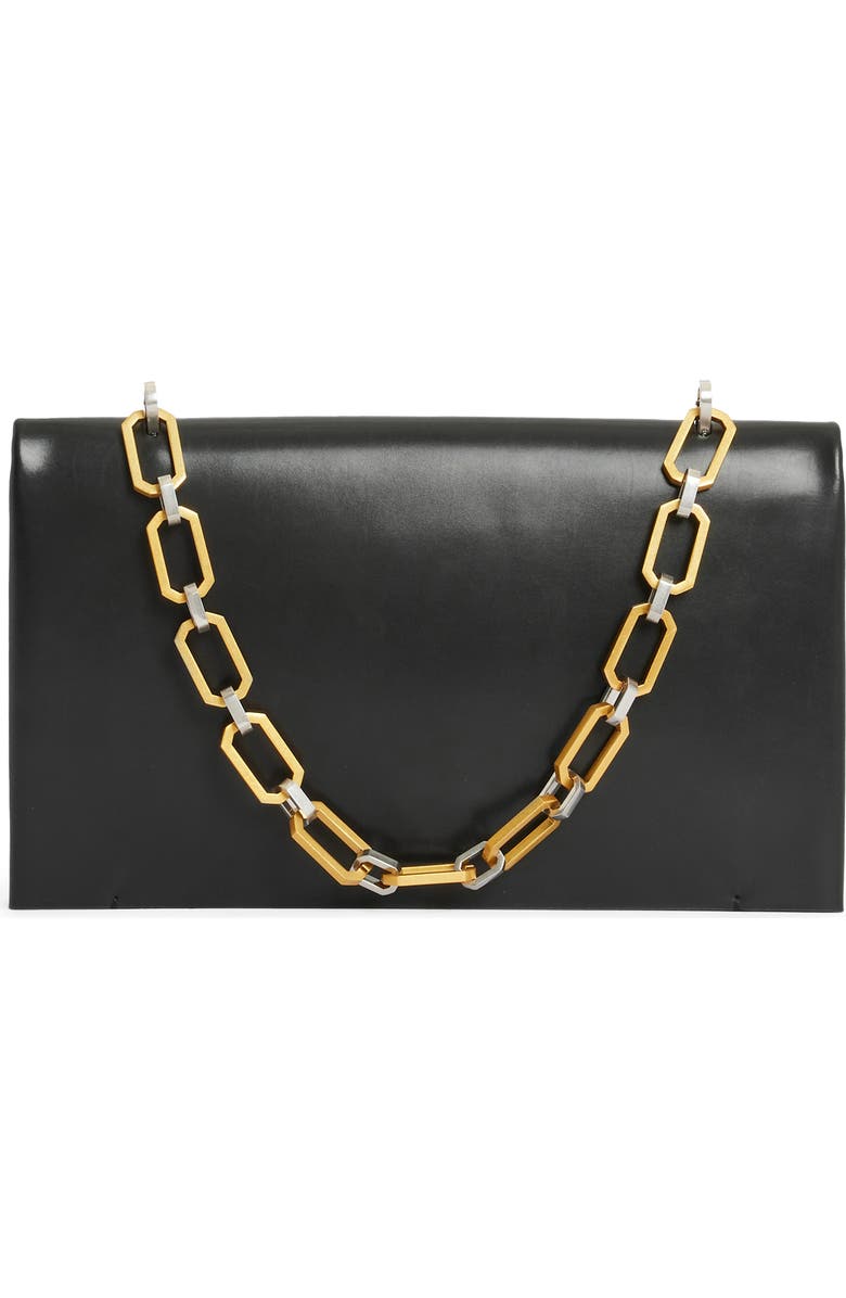 AllSaints Akira Convertible Clutch, Main, color,