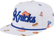 New Era Men's New Era White New York Knicks Team Cheer Rope 19TWENTY Adjustable Hat