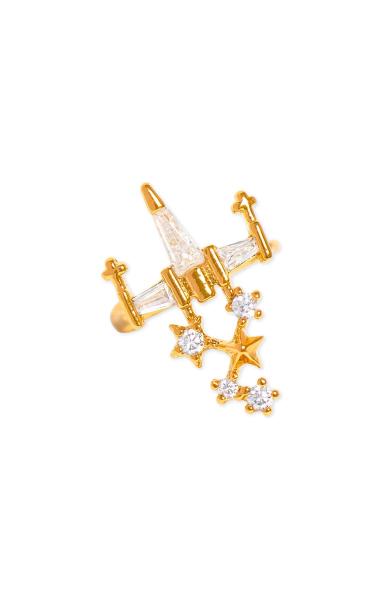 Girls Crew Star Wars<sup>™</sup> X-Wing<sup>™</sup> Ear Cuff, Main, color, Gold