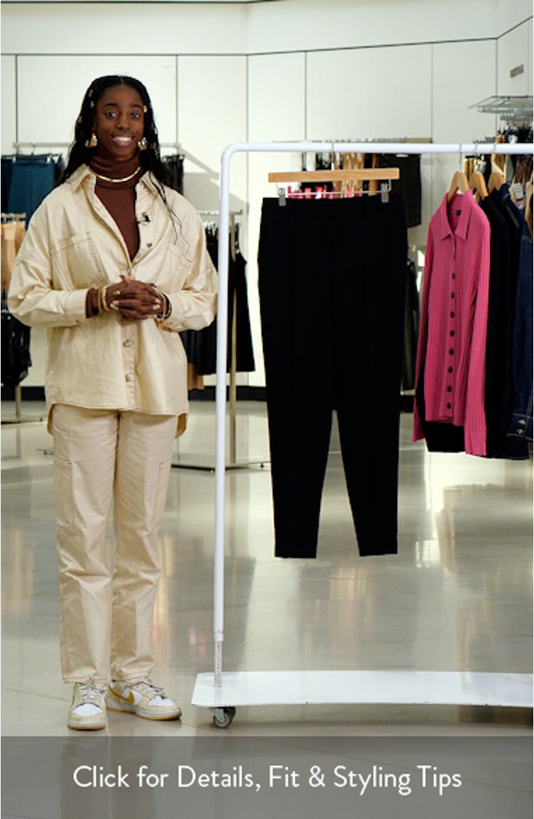 Creased Straight Leg Pants, sales video thumbnail