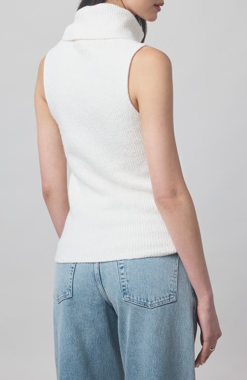 Splendid X @cellajaneblog Sleeveless Turtleneck Sweater In White