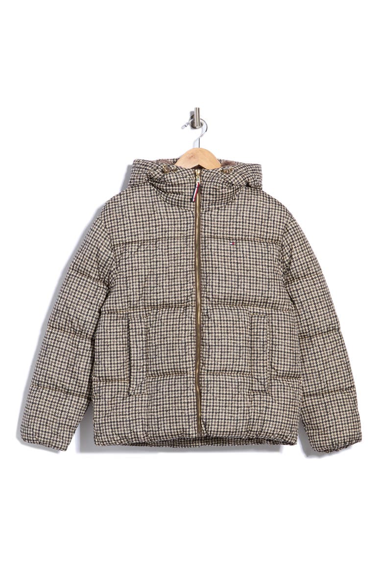 Plaid Puffer Jacket, Alternate, color, PLAID