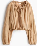 H&M Bubble-hem Blouse