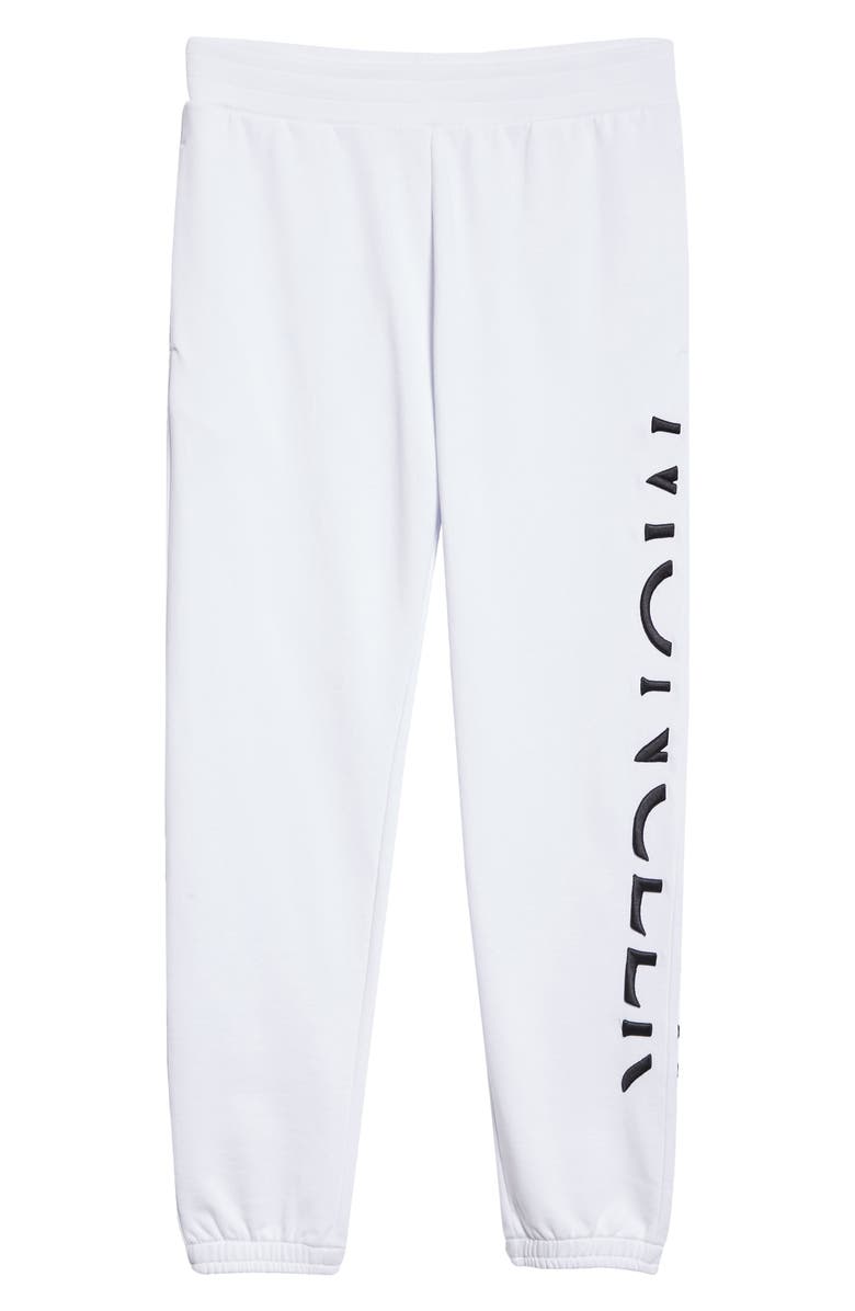 Moncler Men's Embroidered Strike Out Cotton Sweatpants, Alternate, color, 