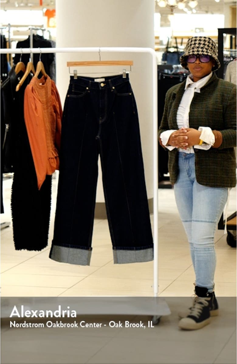 The Genevieve Topstitch Nonstretch Jeans, sales video thumbnail