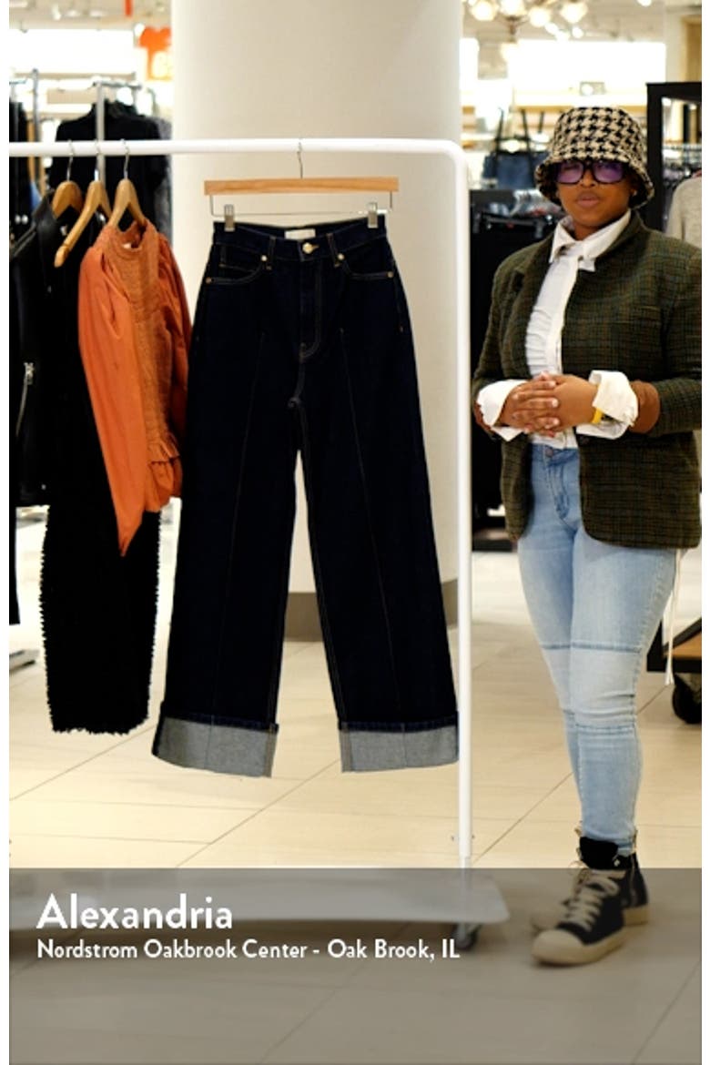 The Genevieve Topstitch Nonstretch Jeans video