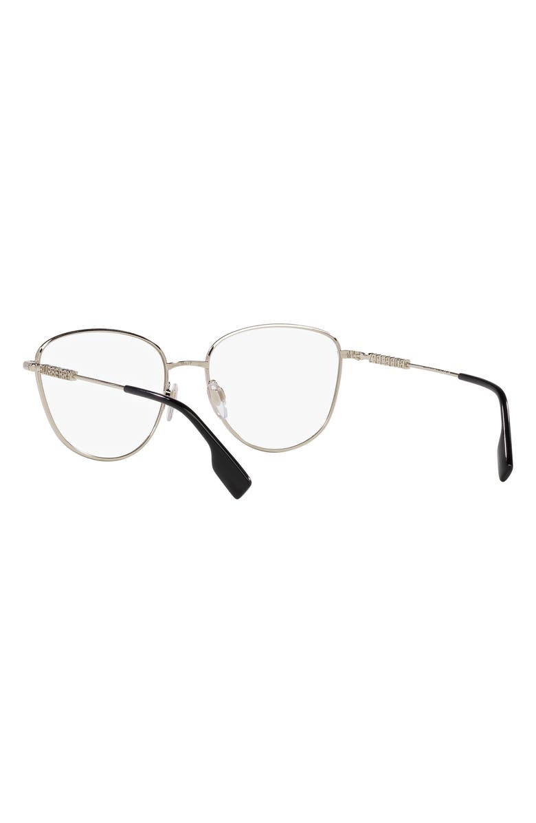 Burberry Virginia 53mm Phantos Optical Glasses, Alternate, color, Black