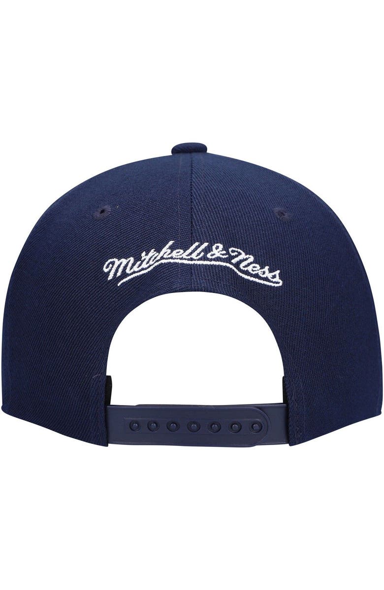 Mitchell & Ness Men's Mitchell & Ness Blue New Jersey Nets Hardwood Classics Swingman Pop Snapback Hat, Alternate, color,