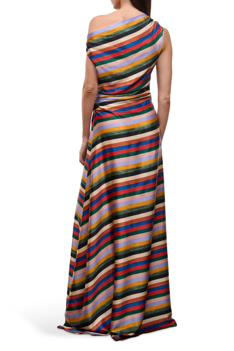 Phare Silk Blend Maxi Dress, Alternate, color, ARTIST STRIPE
