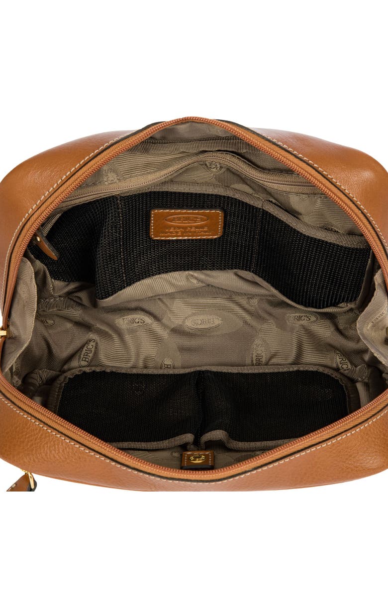 Bric's Life Pelle Travel Case, Alternate, color, Cognac