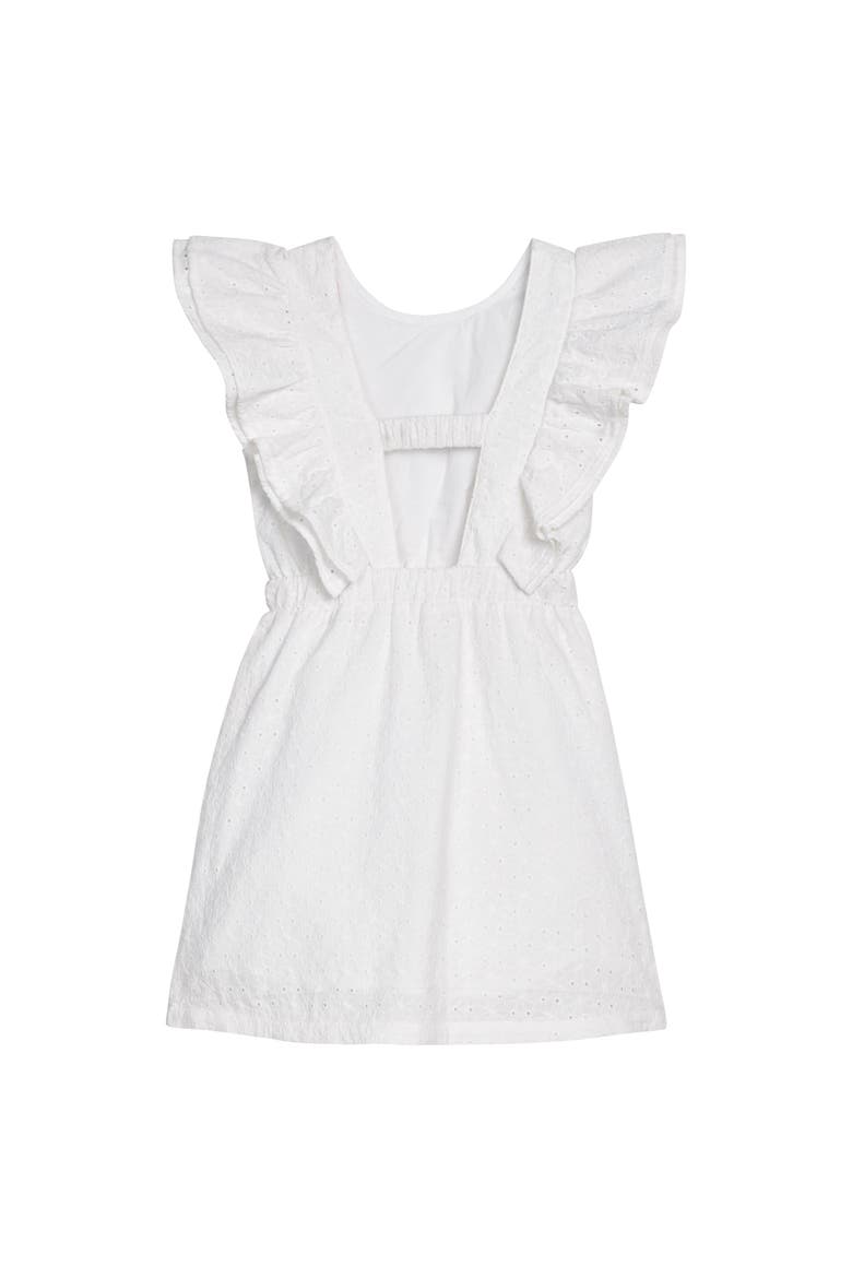 Kids' Embroidered Sadie Dress, Alternate, color, White Embroidery