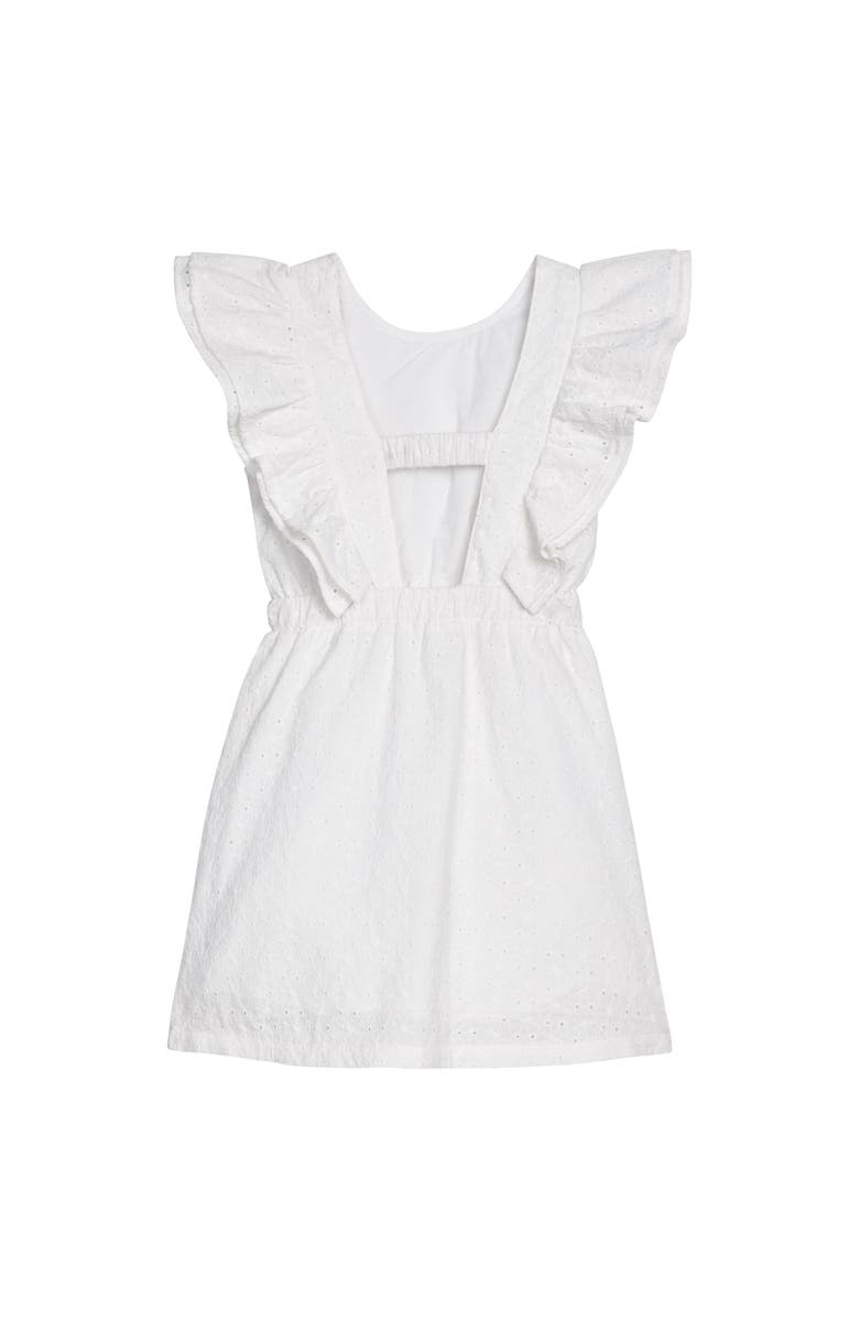 BISBY Kids' Embroidered Sadie Dress, Alternate, color, White Embroidery