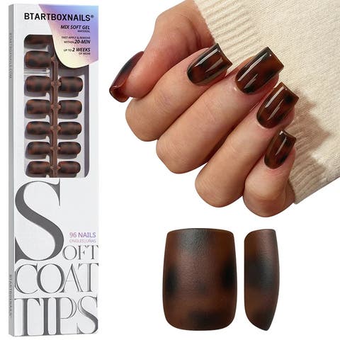 Soft Gel Nail Tips SOFTCOATTIPS Tortoiseshell Collection