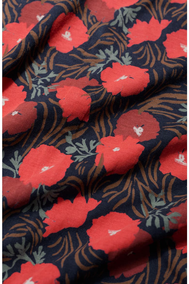 Embrace Floral Button-Up Shirt, Alternate, color, GRASS MEADOW MARITIME
