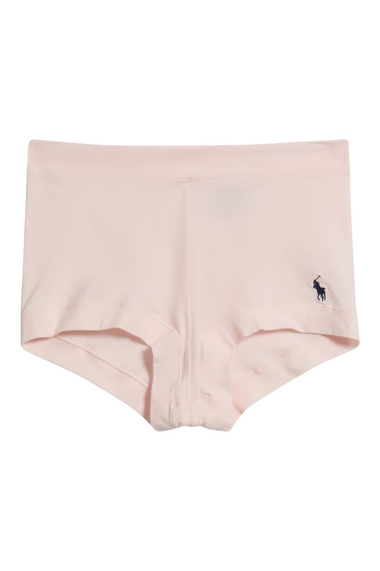Stretch Cotton Boyshorts, Main, color, GARDEN ROSE