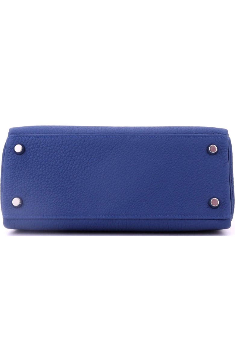 Pre-Owned Hermes Kelly Handbag Blue Togo with Palladium Hardware 25, Alternate, color, Bleu Tie