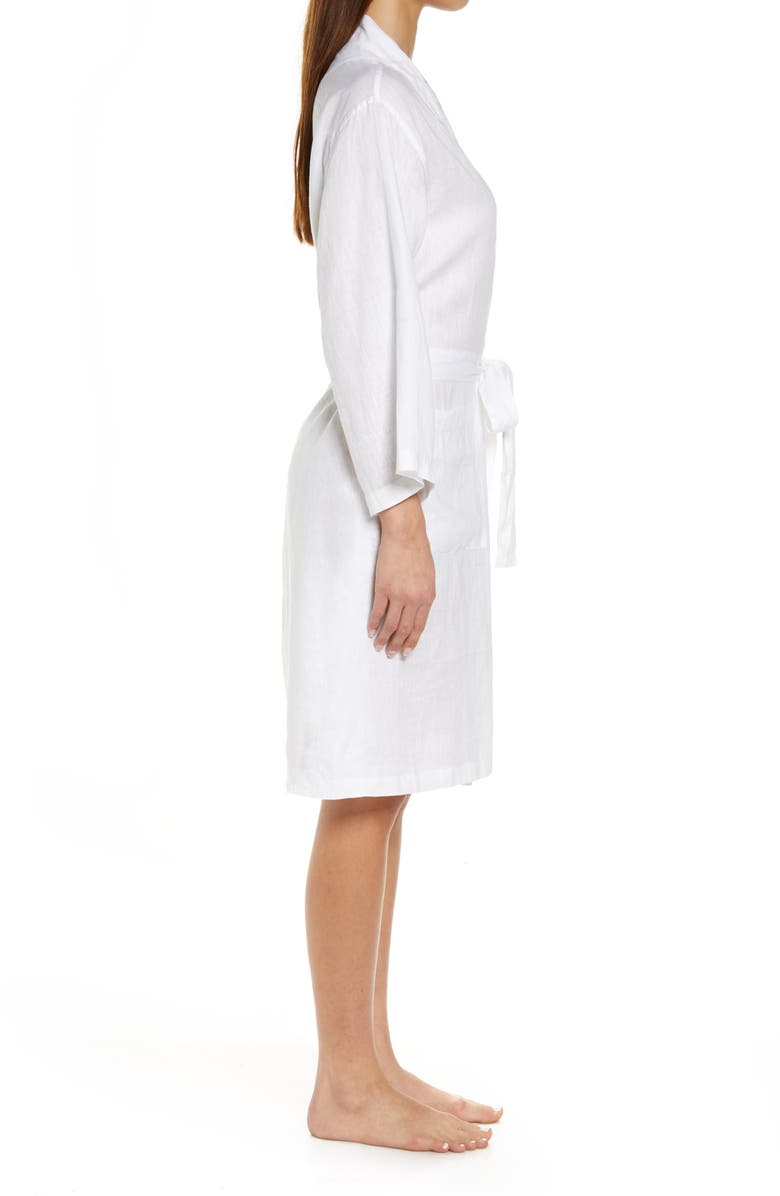 Papinelle Stripe Linen Robe, Alternate, color,
