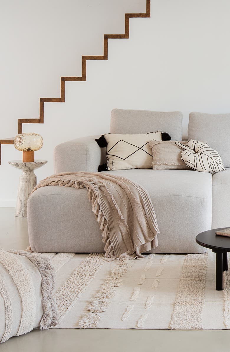 Lorena Canals Air Dune Knit Accent Pillow, Alternate, color, Natural