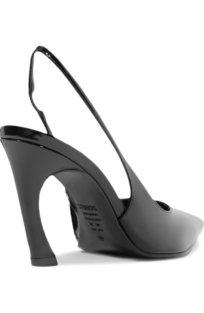 Schutz Lexi Pointed Toe Slingback Pump, Alternate, color, Black