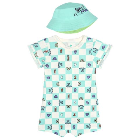 Winnie the Pooh 2-Piece Romper and Bucket Hat Set (Baby)