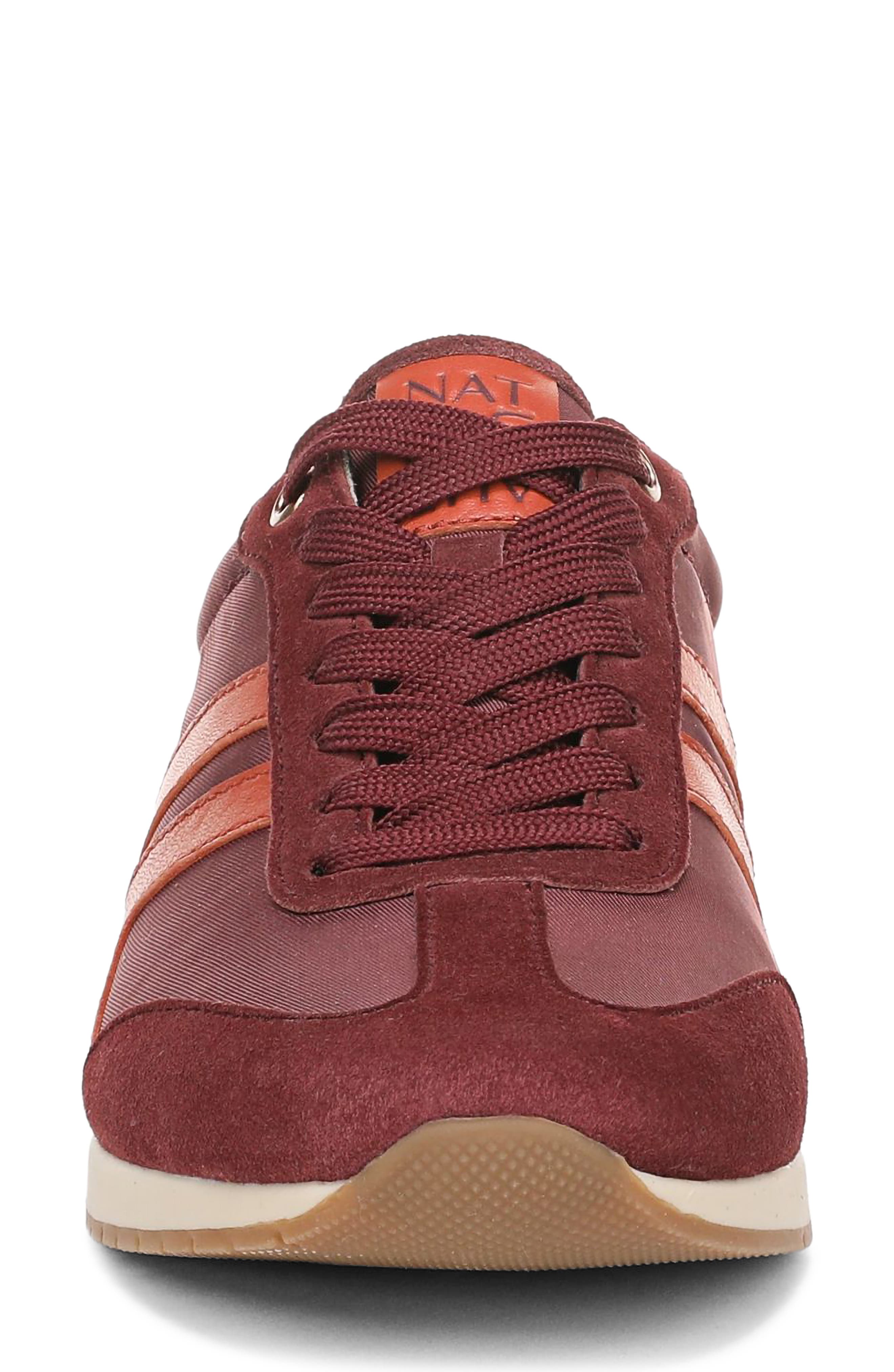 Lorena Sneaker, Alternate, color, CRANBERRY RED/ RUSTIC CLAY