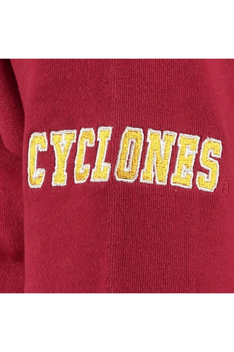 Women's Stadium Athletic Cardinal Iowa State Cyclones Big Logo Pullover Hoodie, Alternate, color, Cardinal