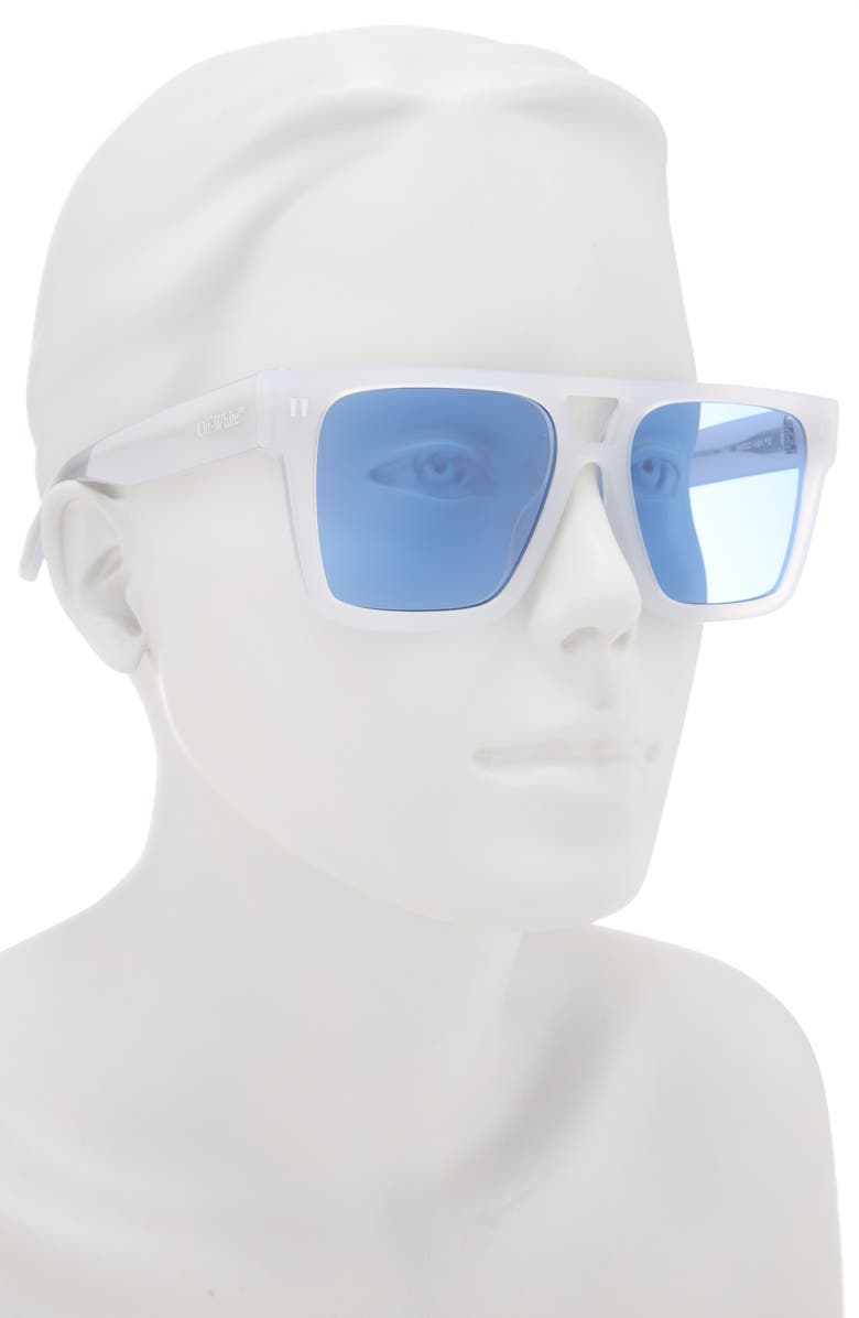 Off-White 56mm Springfield Shield Sunglasses, Alternate, color, 